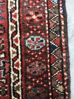 2'5 x 3'11 Gharajeh Heriz scatter rug - Blue Parakeet Rugs