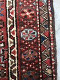 2'5 x 3'11 Gharajeh Heriz scatter rug - Blue Parakeet Rugs