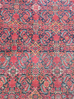 5'4 x 9'2 Antique Persian Malayer rug #1218ML / 5x9 Vintage Rug - Blue Parakeet Rugs