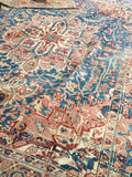 8'7 x 11'2 Persian Tabriz Rug (#1220) / Large vintage rug - Blue Parakeet Rugs