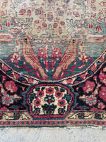 [vintage rugs] - Blue Parakeet Rugs