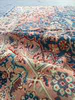 8'7 x 11'2 Persian Tabriz Rug (#1220) / Large vintage rug - Blue Parakeet Rugs