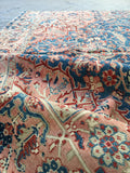 8'7 x 11'2 Persian Tabriz Rug (#1220) / Large vintage rug - Blue Parakeet Rugs