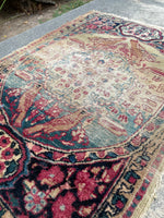 [vintage rugs] - Blue Parakeet Rugs