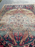 [vintage rugs] - Blue Parakeet Rugs