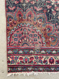 2'6 x 6'5 Antique Mashhad Runner #2411 / Skinny vintage runner - Blue Parakeet Rugs