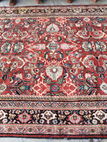 7'4 x 11'4 Antique Persian Mahal Rug (#716) - Blue Parakeet Rugs