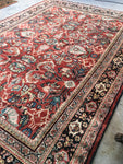7'4 x 11'4 Antique Persian Mahal Rug (#716) - Blue Parakeet Rugs