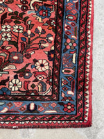 2'7 x 20' Skinny and long Lilihan runner #2074 / 3x20 Vintage Runner - Blue Parakeet Rugs