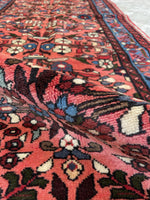 2'7 x 20' Skinny and long Lilihan runner #2074 / 3x20 Vintage Runner - Blue Parakeet Rugs