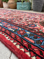 2'7 x 20' Skinny and long Lilihan runner #2074 / 3x20 Vintage Runner - Blue Parakeet Rugs