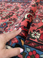 2'7 x 20' Skinny and long Lilihan runner #2074 / 3x20 Vintage Runner - Blue Parakeet Rugs
