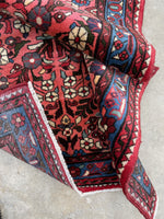 2'7 x 20' Skinny and long Lilihan runner #2074 / 3x20 Vintage Runner - Blue Parakeet Rugs