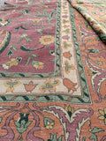 16’7 x 33’10 Palace size 19th Century Agra rug #JLA1 / 17x34 antique rug - Blue Parakeet Rugs