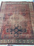 6'4 x 7'5 Antique Kazak rug - Blue Parakeet Rugs