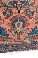3'4 x 4'6 Antique Persian Malayer #682 - Blue Parakeet Rugs