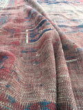 6'4 x 7'5 Antique Kazak rug - Blue Parakeet Rugs