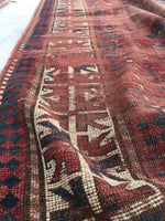 6'4 x 7'5 Antique Kazak rug - Blue Parakeet Rugs