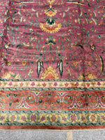 16’7 x 33’10 Palace size 19th Century Agra rug #JLA1 / 17x34 antique rug - Blue Parakeet Rugs