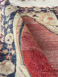 1'8 x 2'5 Antique Persian Scatter Rug #2616 - Blue Parakeet Rugs