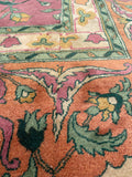 16’7 x 33’10 Palace size 19th Century Agra rug #JLA1 / 17x34 antique rug - Blue Parakeet Rugs