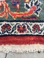 8'4 x 11'6 antique Persian Mahal Rug - Blue Parakeet Rugs