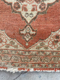 1'10 x 2'6 Antique Persian Tabriz scatter rug #2623 / 2x3 Persian rug - Blue Parakeet Rugs