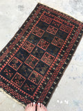 2'6 x 3'9 Antique Baluch Rug (#727) - Blue Parakeet Rugs