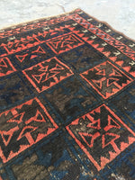2'6 x 3'9 Antique Baluch Rug (#727) - Blue Parakeet Rugs