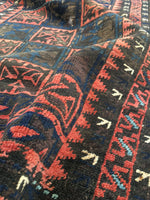 2'6 x 3'9 Antique Baluch Rug (#727) - Blue Parakeet Rugs