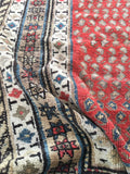 3'5 x 5'8 Antique Kurdish Rug / small vintage rug (#723) - Blue Parakeet Rugs