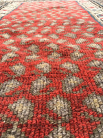 3'5 x 5'8 Antique Kurdish Rug / small vintage rug (#723) - Blue Parakeet Rugs