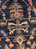 10'10 x 16'8 Antique Navy Blue Persian Rug #2625 - Blue Parakeet Rugs