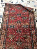 3'4 x 6' Antique Hamadan Rug (#615) - Blue Parakeet Rugs