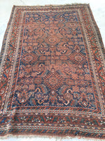 3'10 x 6'3 Antique Persian Afshar Rug (#722) - Blue Parakeet Rugs