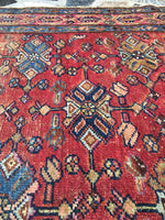 3'4 x 6' Antique Hamadan Rug (#615) - Blue Parakeet Rugs