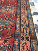 3'4 x 6' Antique Hamadan Rug (#615) - Blue Parakeet Rugs