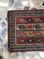 2x6 antique Turkish runner / skinny runner (#731ML) - Blue Parakeet Rugs