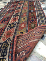 2x6 antique Turkish runner / skinny runner (#731ML) - Blue Parakeet Rugs