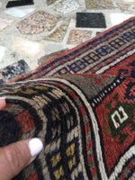 2x6 antique Turkish runner / skinny runner (#731ML) - Blue Parakeet Rugs