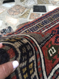 2x6 antique Turkish runner / skinny runner (#731ML) - Blue Parakeet Rugs