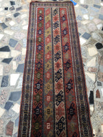 2x6 antique Turkish runner / skinny runner (#731ML) - Blue Parakeet Rugs