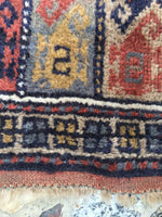 2x6 antique Turkish runner / skinny runner (#731ML) - Blue Parakeet Rugs