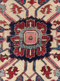 9'6 x 12' Antique Serapi rug with ivory spandrels #2079 / 10x12 Vintage Rug - Blue Parakeet Rugs