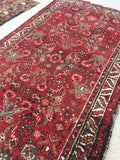 2'4 x 4'10 Antique Persian Hamadan Rug (#738) - Blue Parakeet Rugs