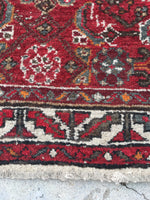 2'4 x 4'10 Antique Persian Hamadan Rug (#738) - Blue Parakeet Rugs