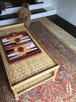 6' x 8'2 vintage Persian Heriz - Blue Parakeet Rugs