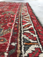 2'4 x 4'10 Antique Persian Hamadan Rug (#738) - Blue Parakeet Rugs