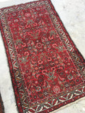 2'4 x 4'10 Antique Persian Hamadan Rug (#738) - Blue Parakeet Rugs