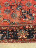 8'3 x 13' Antique Persian Berry Lilihan rug # 2236ML / 9x13 Vintage Rug - Blue Parakeet Rugs